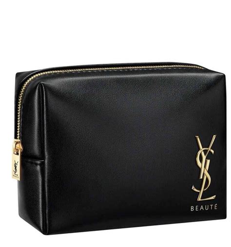 luxury ysl beauté black makeup bag|ysl beaute pouch.